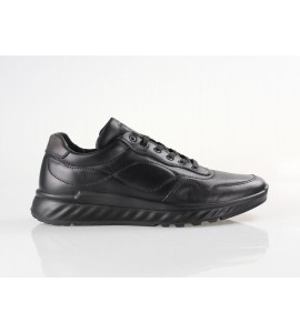 Boxer Ανδρικό Δερμάτινο Sneaker 19309 10-011 Μαύρο Ανατομικα